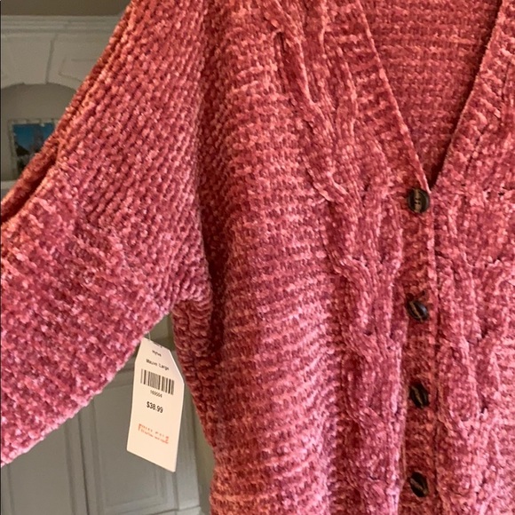 DressUp Mauve Pink Chenille Sweater - Picture 2 of 7